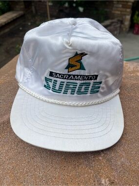 Vintage 90s Sacramento Surge Satin Hat
